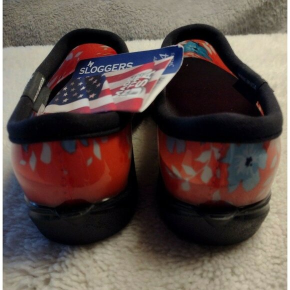 Sloggers Garden Shoes Slip On Comfort Waterproof Flowers Size 6 NEW - Picture 5 of 8